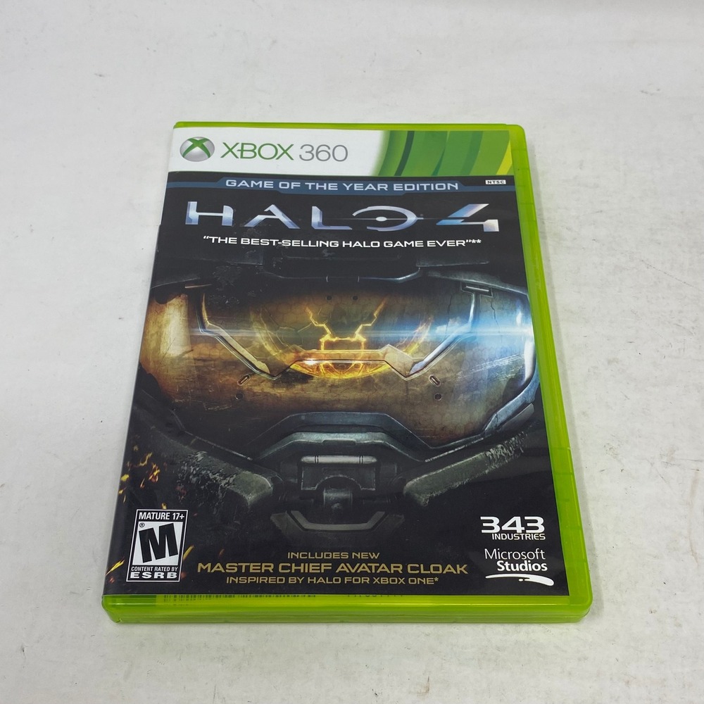 Halo 4 Game of the Year Edition Xbox 360 Microsoft 2013 Complete 2-Disc Set